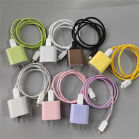 Y2k Cute Candy Color Soft Silicone Charger Protective Case For IPhone 11 12 13 14 15 18/20W Fast Charge Protection Charger Cover