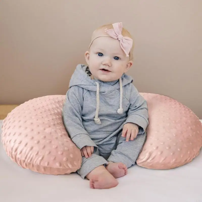 54DF Baby Nursing Pillow Cover Set Removable Pillow Covers for Comfortable Feeding
