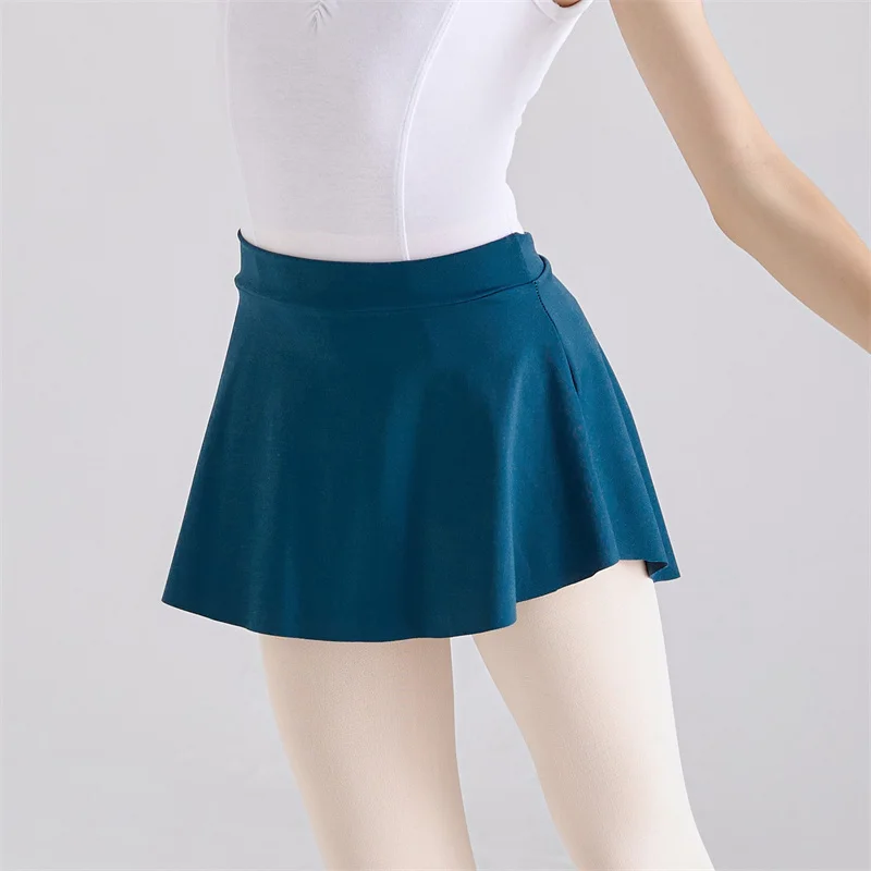 High Quality Kids Girls Children Women Adult Matt Nylon Spandex Many Colors Running Skating Gymnastics Ballet Dance Wear Skirts