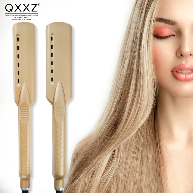 

QXXZ Hair Straightener Professional Iron Smooth Heating Splint Five Gear Temperature Dry Wet Perm Styling Tool Free Shipping