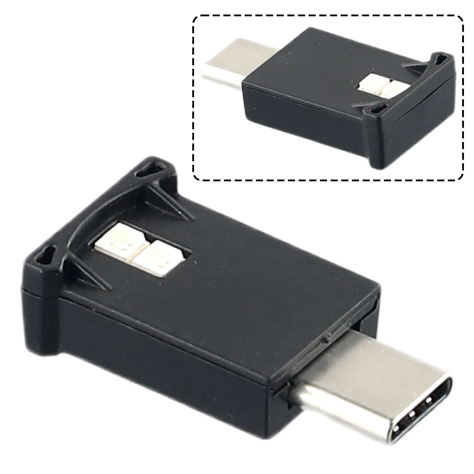1pc USB-C ha condotto la lampada ambientale dell'atmosfera al Neon della luce interna per l'automobile compatta e leggera per le parti all'aperto dell'interno della scrivania del comodino