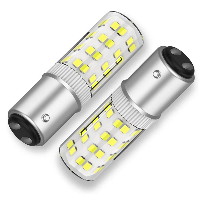 ABRB-BA15DLED 120V 이중 접촉 총검 베이스 LED 전구 0 와트 할로겐 JD T3/T4 동등한 교체 재봉틀 LED 전구 B