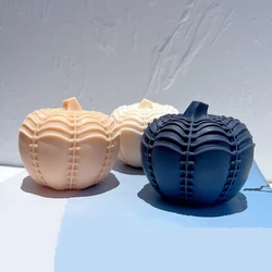 Halloween Bone Pumpkin Candle Mold Soy Wax Home Decor Halloween Statue Silicone Mold Resin Figurine Silicone Mould