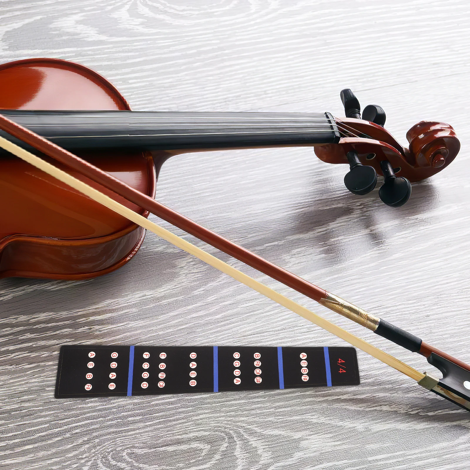 

10Pcs Violin Fingerboard Position Marker Stickers Clear Scale Indicators for Beginners Learning Accurate Notes Violin