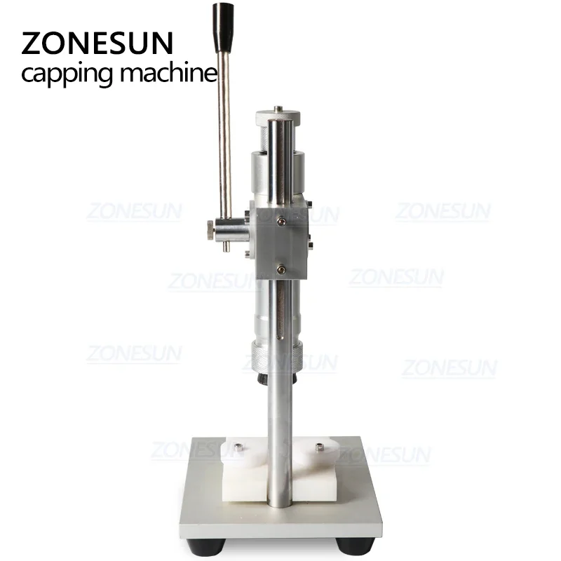 ZONESUN Manual Crimping Machine Perfume Crimper Capper Metal Collar Cap Press Capping Machine Spray Crimper Seals ZS-TYG2