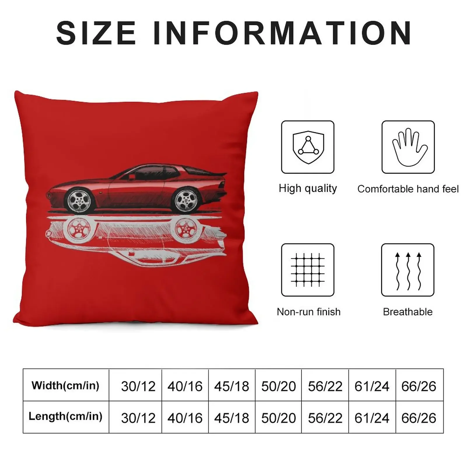 classic german sports car Throw Pillow Pillow Decor Pillowcases Cushion Covers Sofa pillow