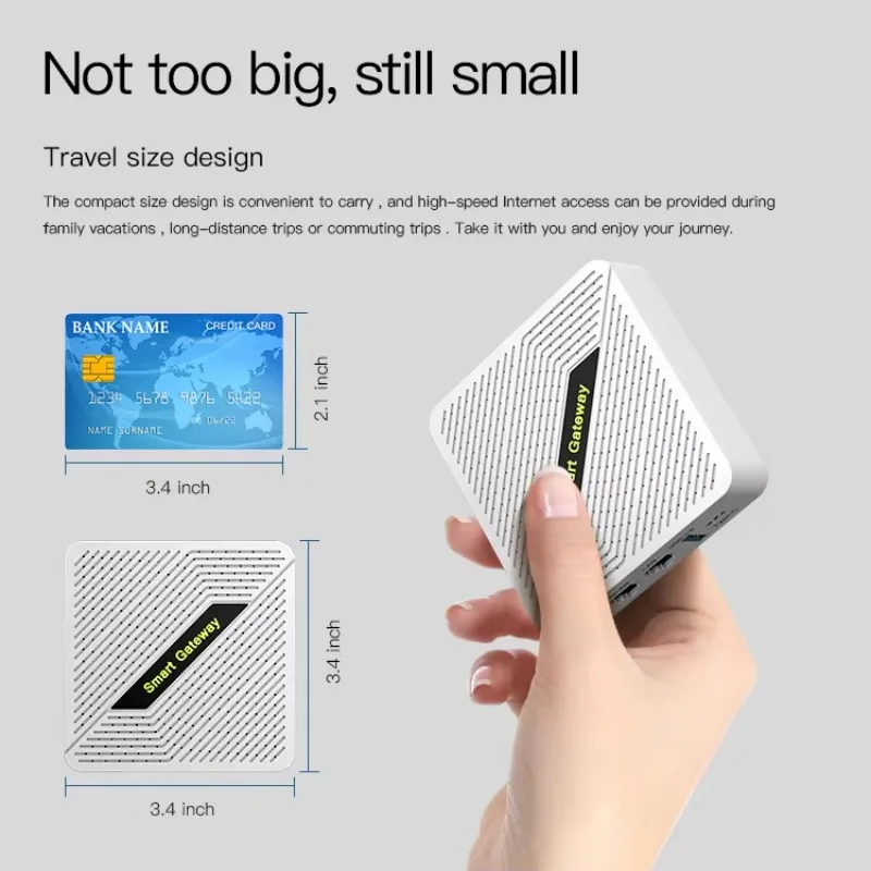 EDUP Starlink-Compatible Portable AX1800 Wifi 6 Virtual Private Network Wireless Wifi Travel Router With Type C Power Supply