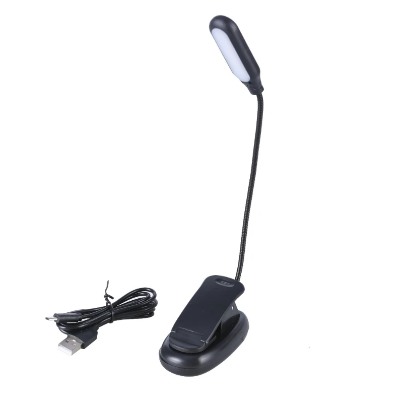 Desk Lamp Clip on Light LED USB Clip Light with 3 Color Modes Dimmable