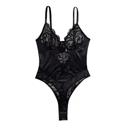 MUZISKAT 2025 New Sexy Lingerie Comfortable Lace Embroidery Beautiful Back Fashion Design Erotic Jumpsuit Onlyfans