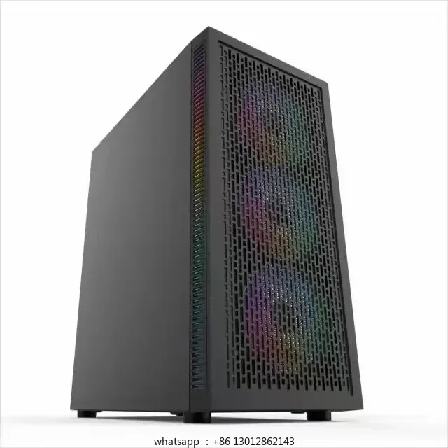 

Трансграничный корпус Hurricane 2, стеклянная боковая панель, поддерживающий двойные материнские платы X79 X99, корпус компьютера E-ATX, черный