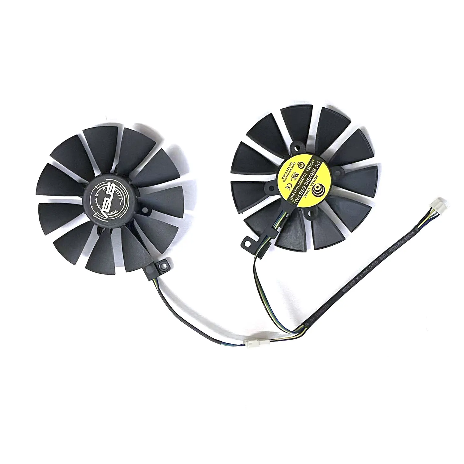 New D09210S12HH T129215SU 87MM 4PIN DC 12V 0.5A GTX 1080 1070 GPU Fan for ASUS RX 570 480 GTX1070 1080 Graphics Card Cooling Fan