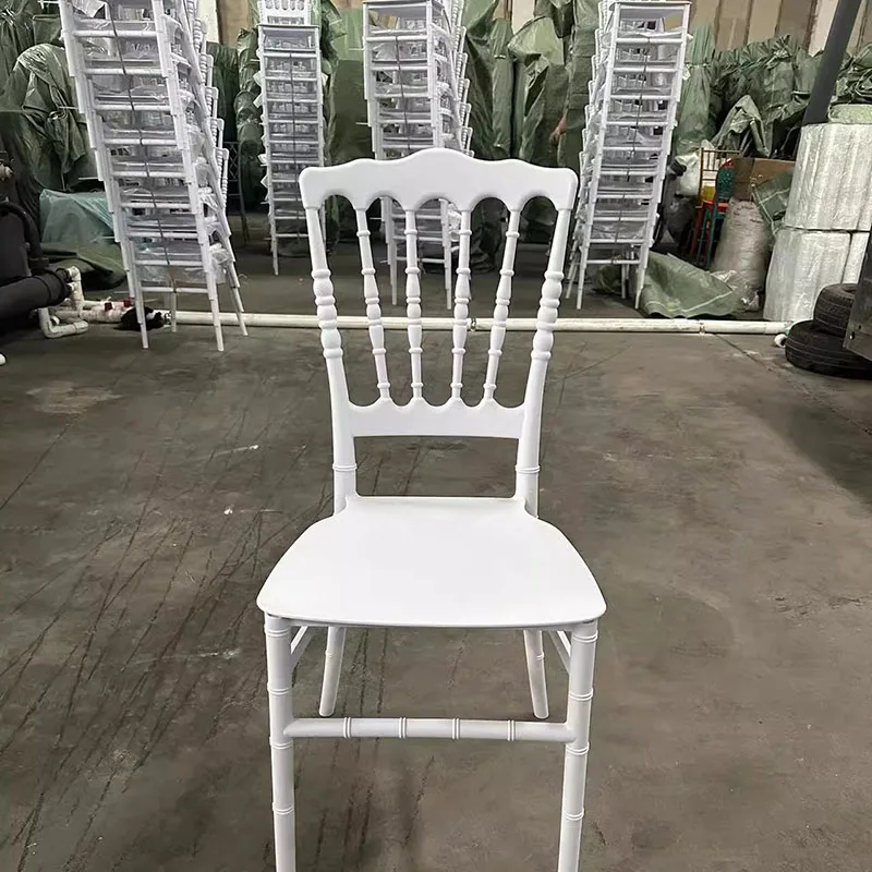 10 Pcs Chair Party Event Clear Chairs Luxury Furniture Replica Design Chivalry Folding Social Events Wedding Chaise Tifany White