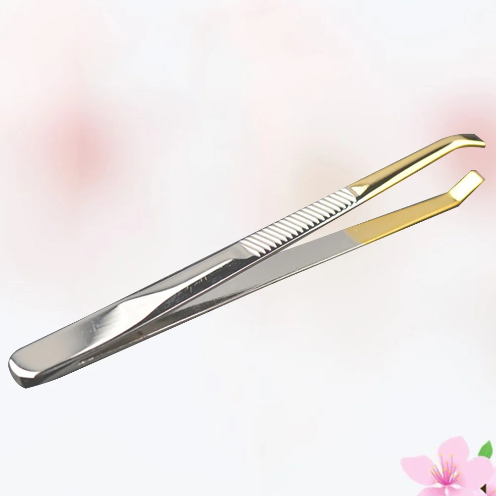 Augenbrauenpinzette aus Edelstahl, leicht, professionell, zur persönlichen Haarentfernung, Make-up-Werkzeug, Augenbrauenkamm, Wimpernverlängerungsclip