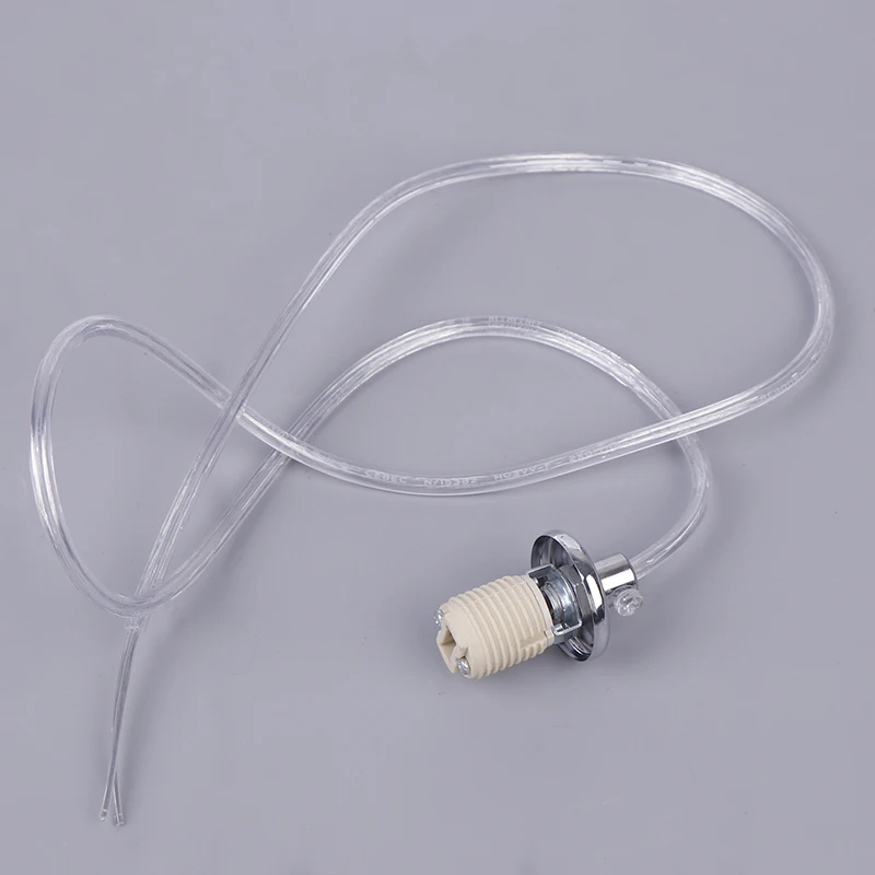 G9 Ceramic Lamp Holder Socket Base With Wire Hanging Threaded For LED Light Bulb Lighting