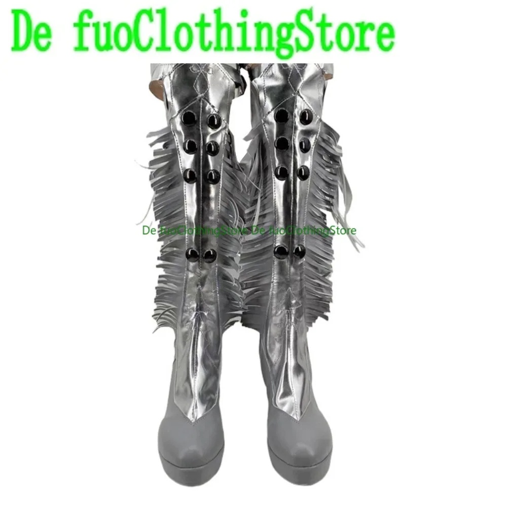 

DefuoClothing Bai Chenxiang обувь для косплея аниме игры ролевые костюмы на Хэллоуин реквизит обувь ботинки