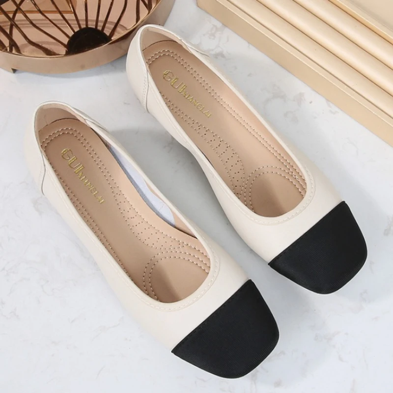 new-leather-women's-heeled-single-shoes-sandals-thick-heel-femme-sapatos-pumps-formal-shoes