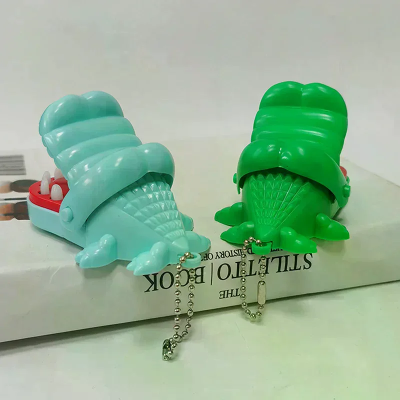 

Mini Biter Crocodile With Keychain Small Gift Biter Bit Crocodile Toy Tricky Crocodile