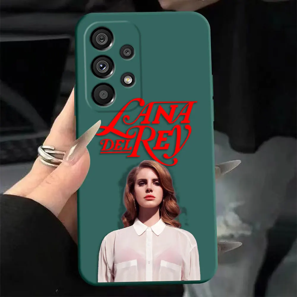 Singer Lana Del Rey Phone Case For Samsung A22 A23 A24 A25 A26 A30 A32 A33 A34 A35 A36 A51 A52 A53 A54 A55 A56 A60 A71 A73 Case