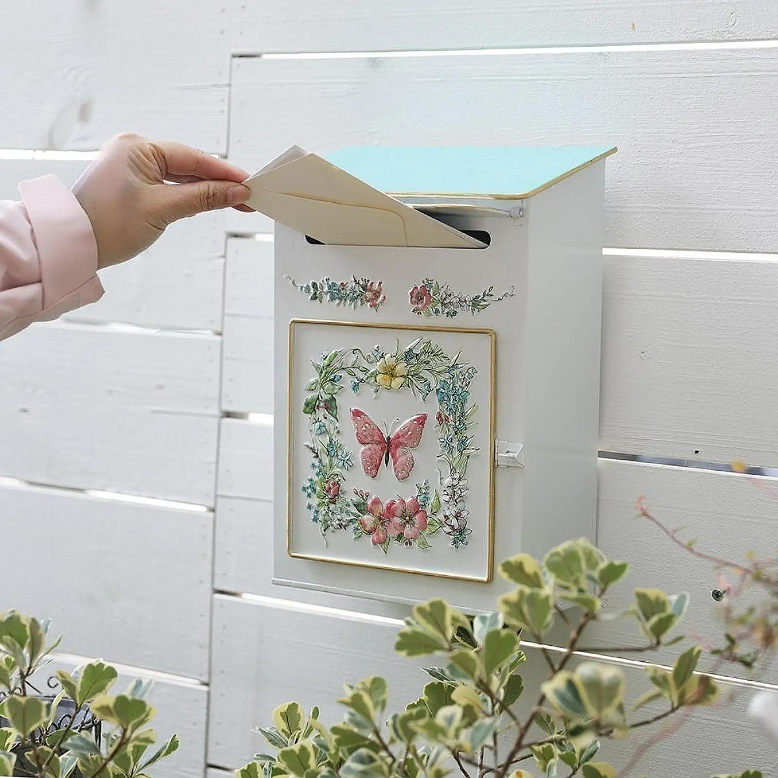 

Wall Mounted Mailbox Drop Box Mail Box Letterbox for Outdoor