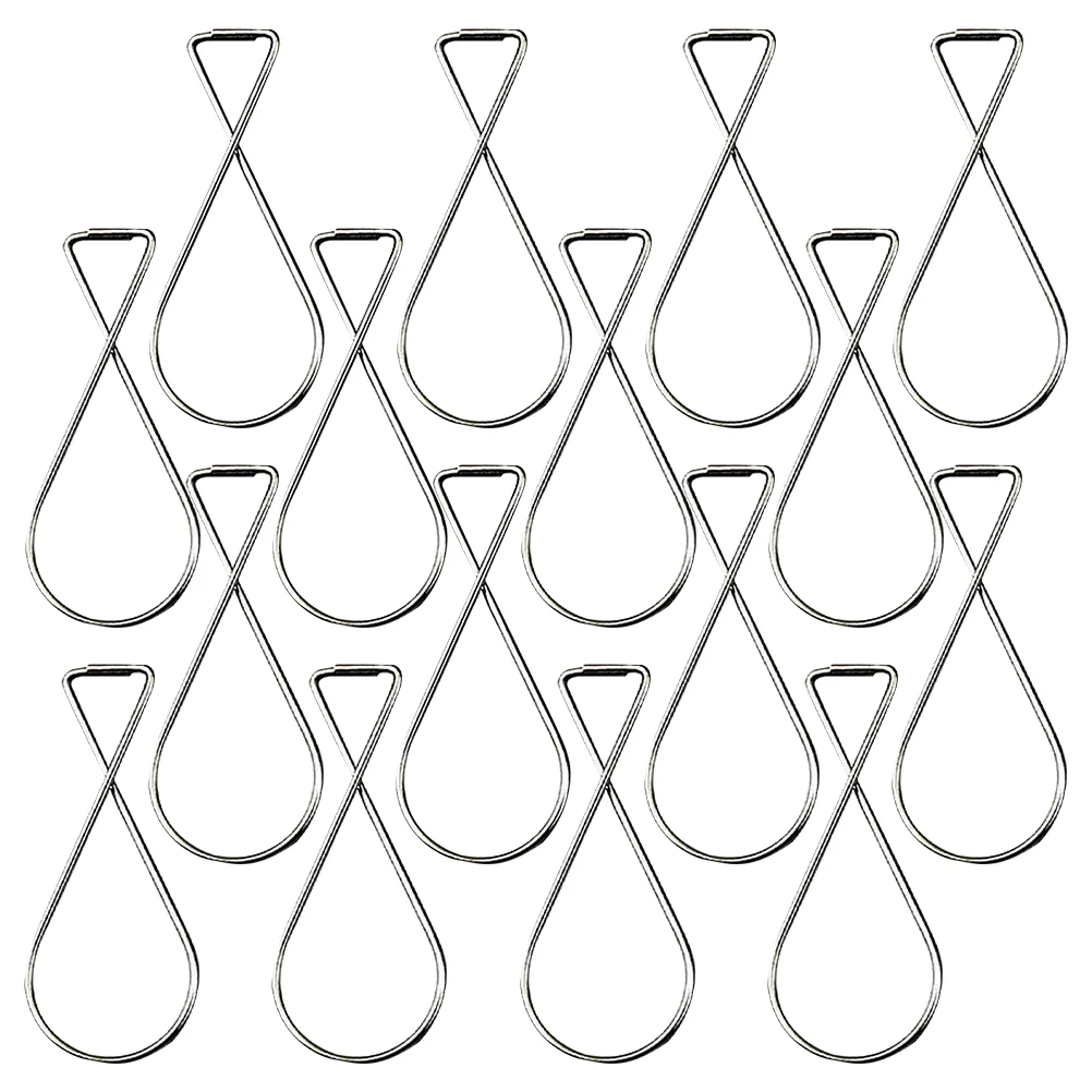 100 Pcs Ceiling Hook Metal Clip for Steel Clips Drop Automatic Galvanized Hooks