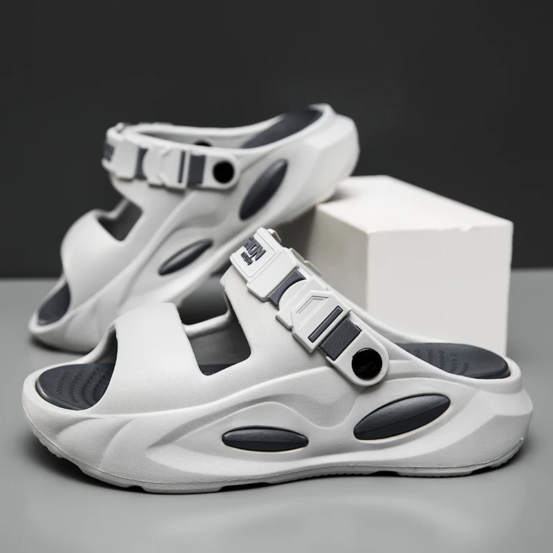 

Summer Slippers For Men Beach Clogs EVA Soft Comfortable Slides Outdoor Sandals Men Casual Water Garden Shoes Male Beach Sandals