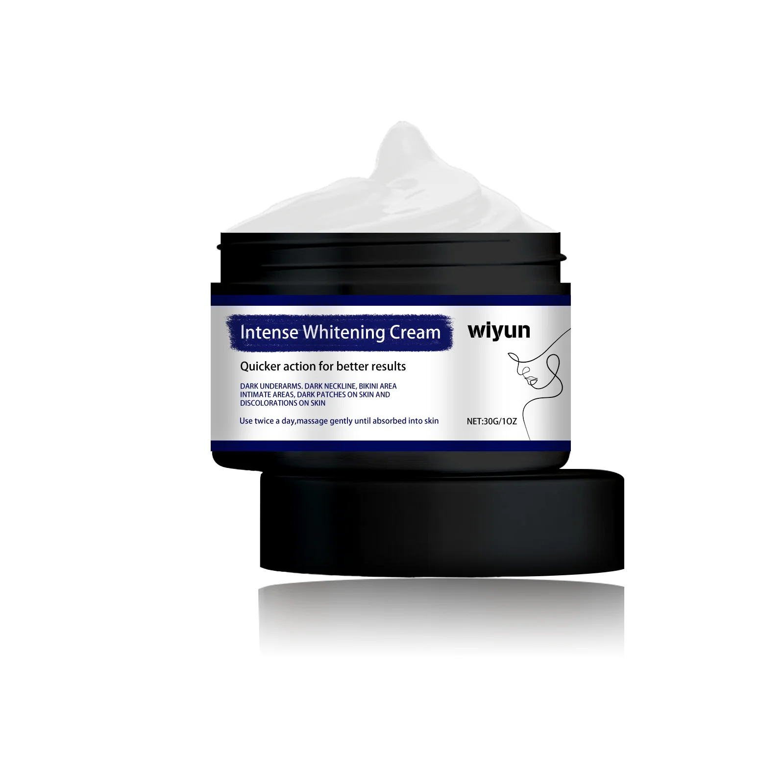 

Wiyun Body Brightening Cream Improves Brightening Complexion Deeply Nourishes Hydrates And Gently Pamper Skin For A