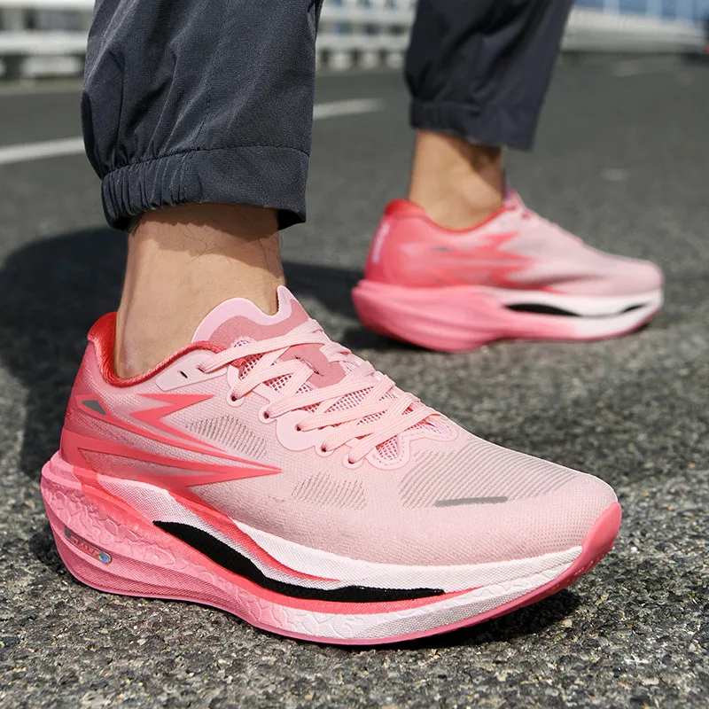 

Men's Shoes Breathable All-match Mesh Shoes Sports Carbon plateShoes Men's All-match Wear-resistant Running Shoes for Men