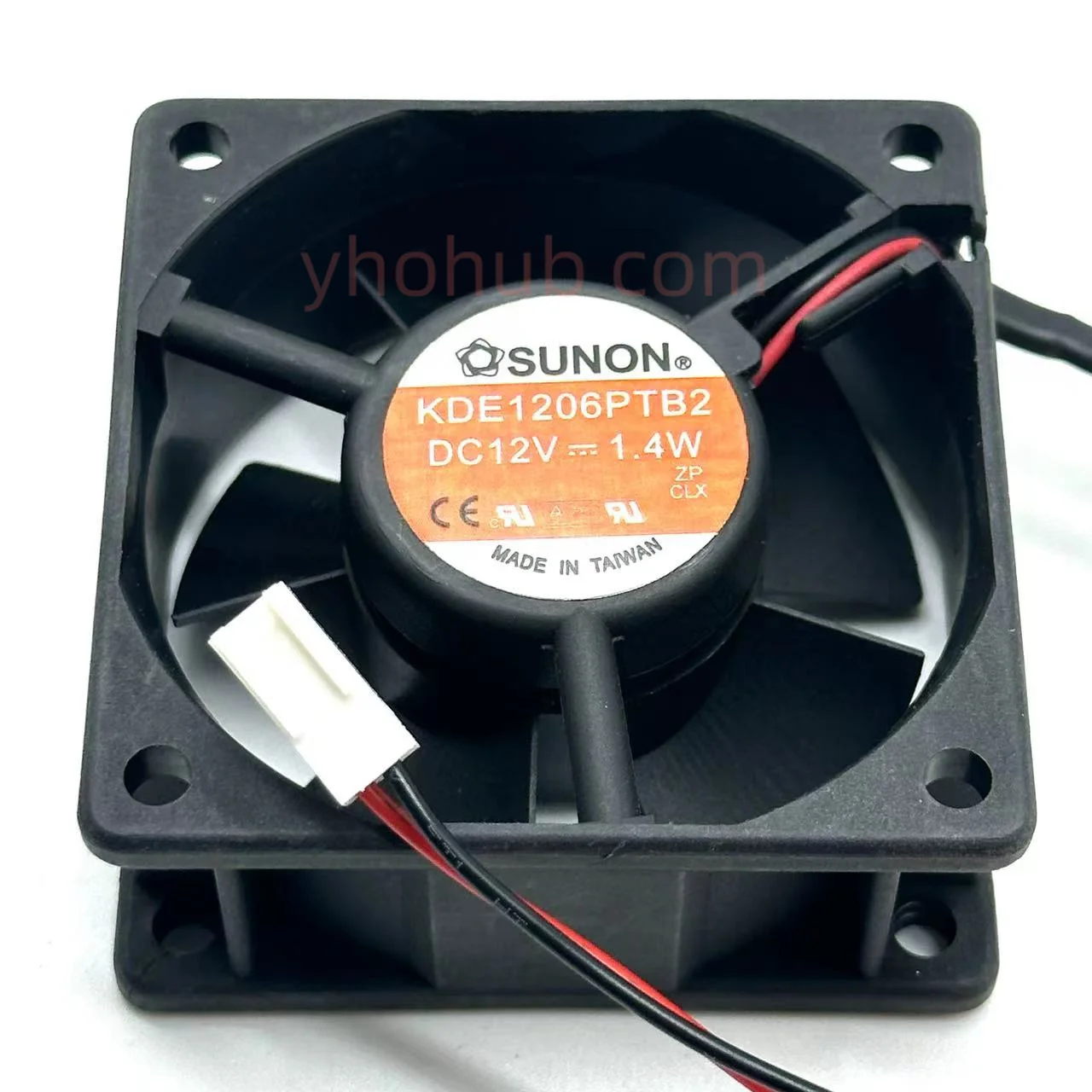 

SUNON KDE1206PTB2 DC 12V 1.4W 60x60x25mm 2-Wire Server Cooling Fan