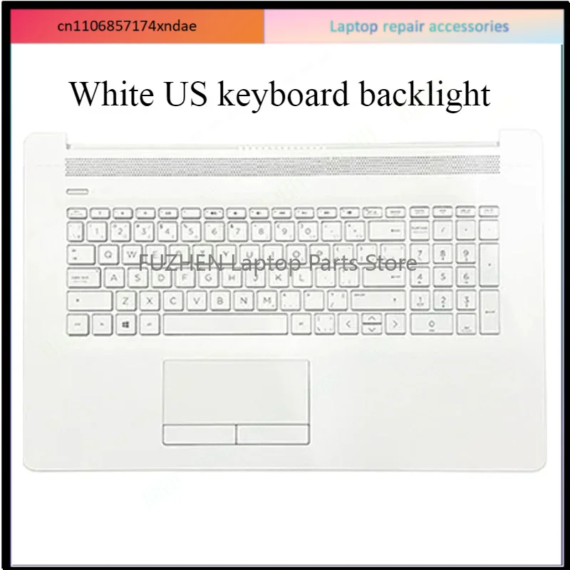 New For 17-CA 17G-CR 17Q-CS TPN-I133 17-BY US Keyboard Laptop Palmrest Upper Top Case Backlight Replacement Keyboard
