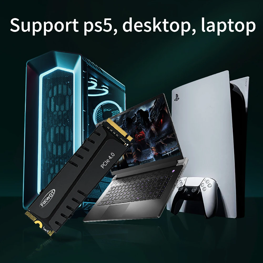 Fikwot-デスクトップ用の内部ソリッドステートドライブ、fn970 ssd