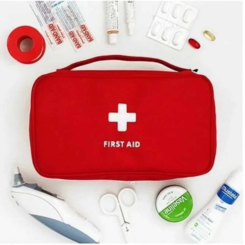 Bolsa de almacenamiento portátil para primeros auxilios, bolsa de medicina de emergencia, organizador de supervivencia al aire libre, paquete de Kits de emergencia, accesorios de viaje