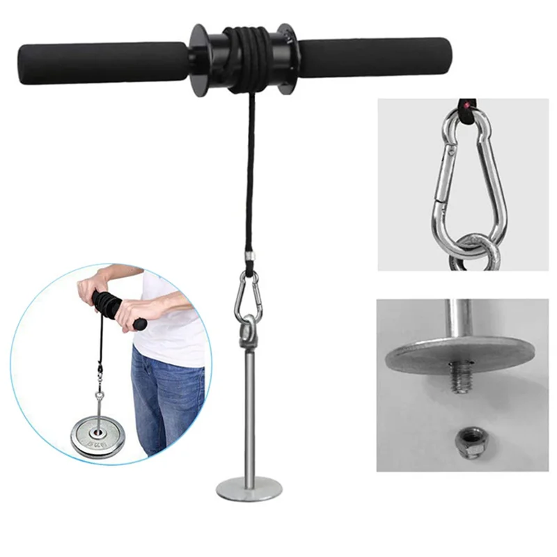 -A89Z Тренажер для силы мышц запястья, предплечья, руки, роликовый тренажер с ручкой, оборудование для фитнеса для дома