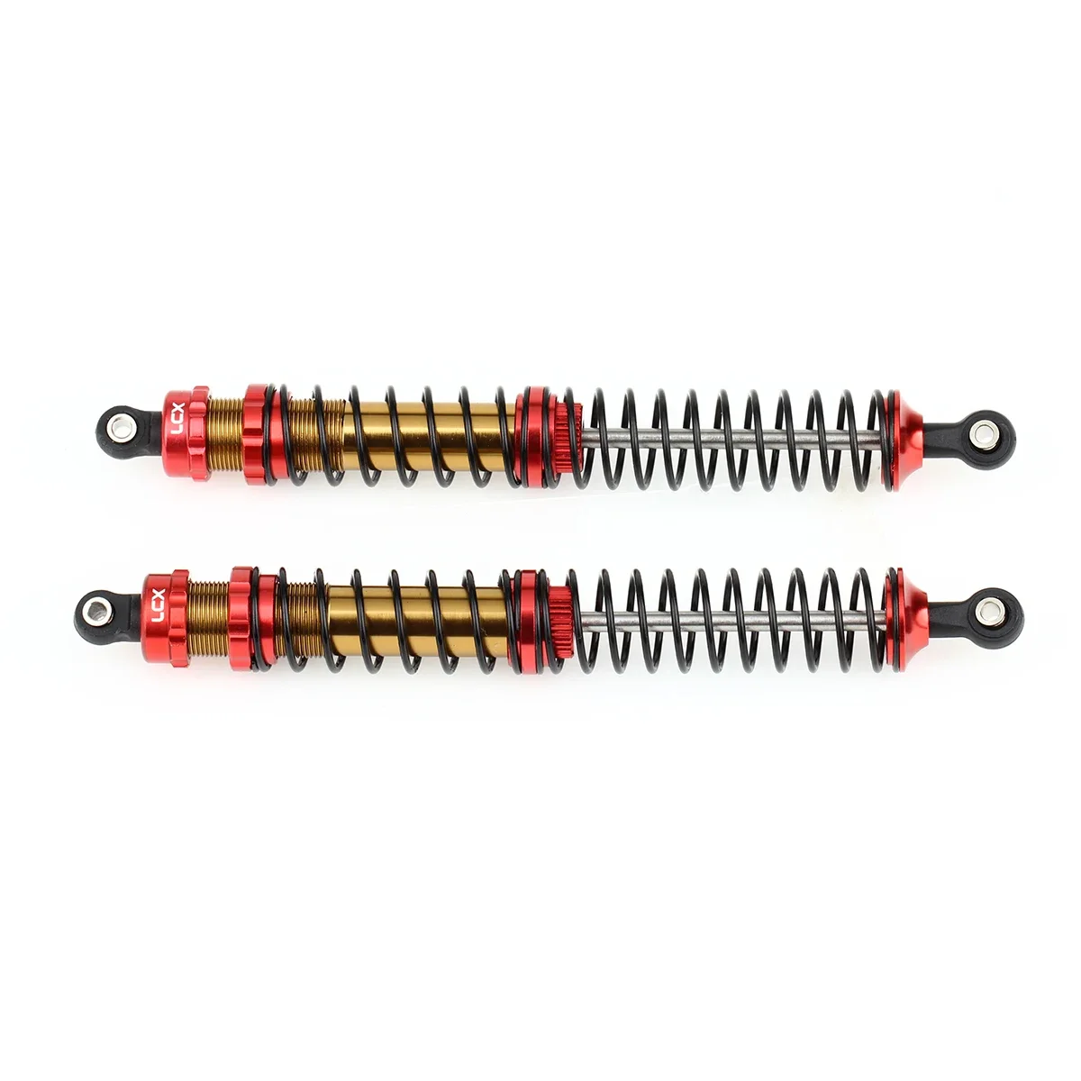 

LCX Racing 1/10 RC Crawler Car Aluminum Suspension Shock Set Damper 131mm 146mm for Axial RBX10 RYFT Upgrades Parts Accessories