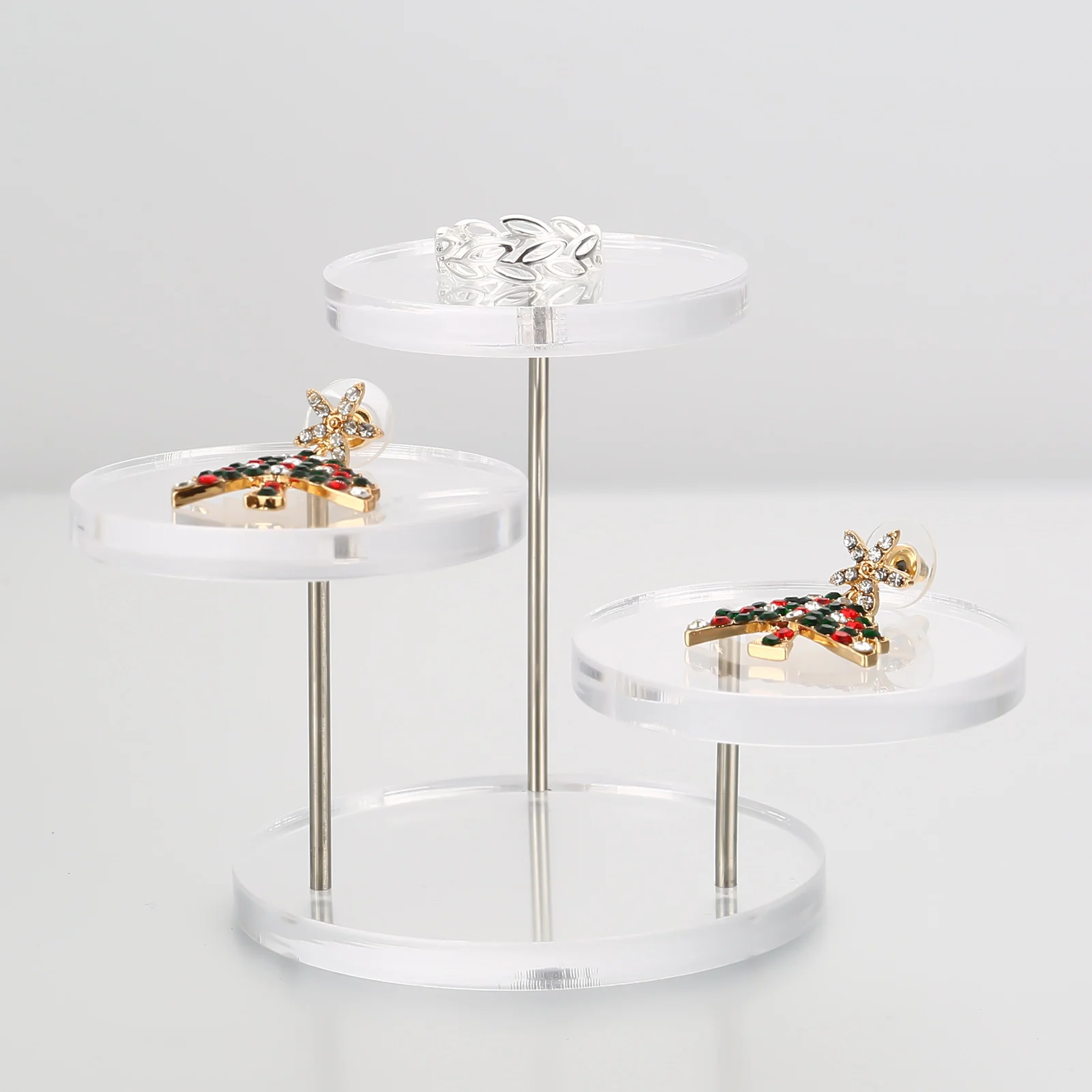Multi-Layer Cupcake Stands Round Pastry Cake Rack Holder Tray for Baby Shower Wedding Birthday Decoration Cake Stand gass