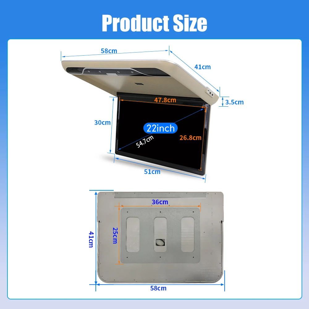 Monitor de techo de coche de 2 - Photography Lighting Styles reseña y precio