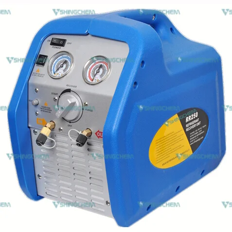 Blue Refrigerant Recovery Machine Air Conditioning Recovery Recycling Recharging Machine