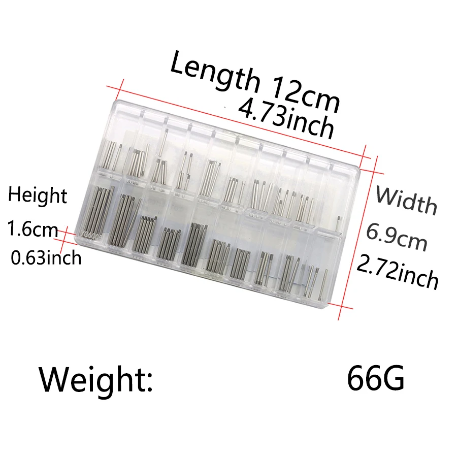 Conjunto de caixa de acessórios para relógio, submarinista série fantasma de água, haste de parafuso de aço inoxidável, haste de relógio 8059, eixo de conexão de pulseira