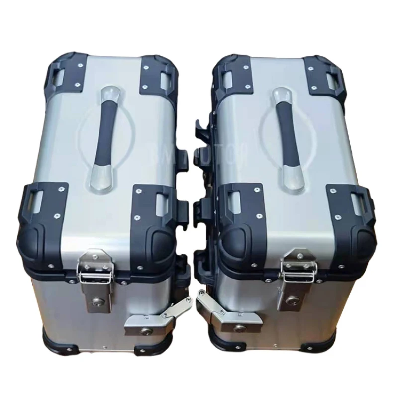 

High Quality 36L Silver Motorbike Lage Top Box Aluminum Alloy Delivery Side Box