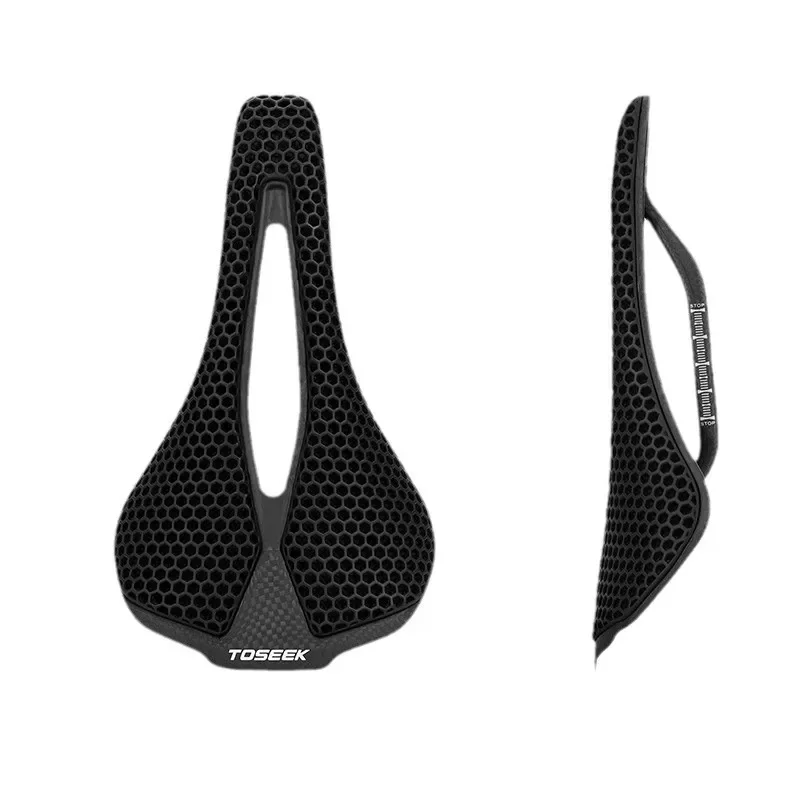 TOSEconvex-Selle ultralégère entièrement en carbone P300, dégager de vélo de route et de montagne imprimée en 3D, confort de conduite et performance