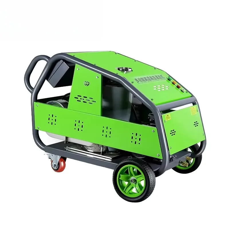 LICHIMA Professional 150Bar High Temperature Hot Water  High Pressure Jet Washer Mobile Cart Pressure Washer for Commerc