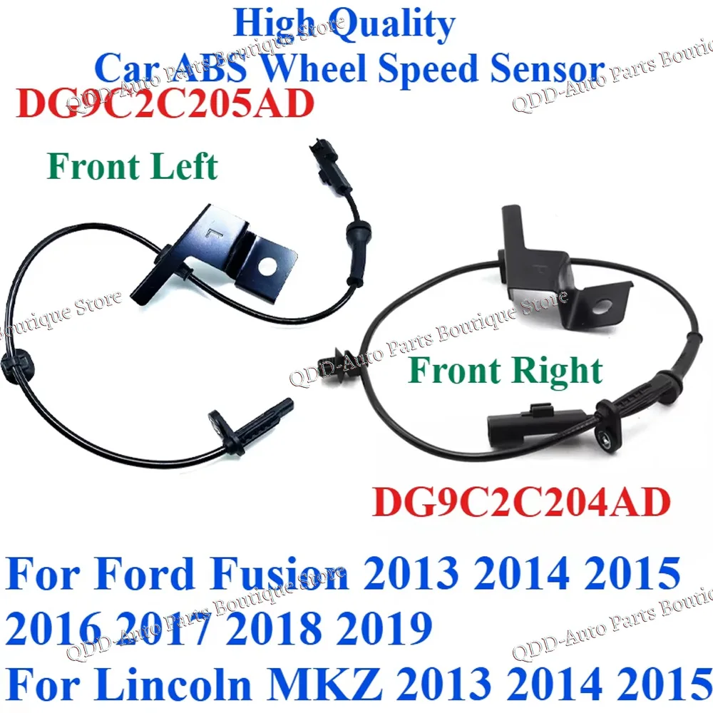 

DG9C2C205AD DG9C2C204AD Car ABS Wheel Speed Sensor For Ford Fusion 2013 2014 2015 2016 2017 2018 2019 Lincoln MKZ 2013 2014 2015