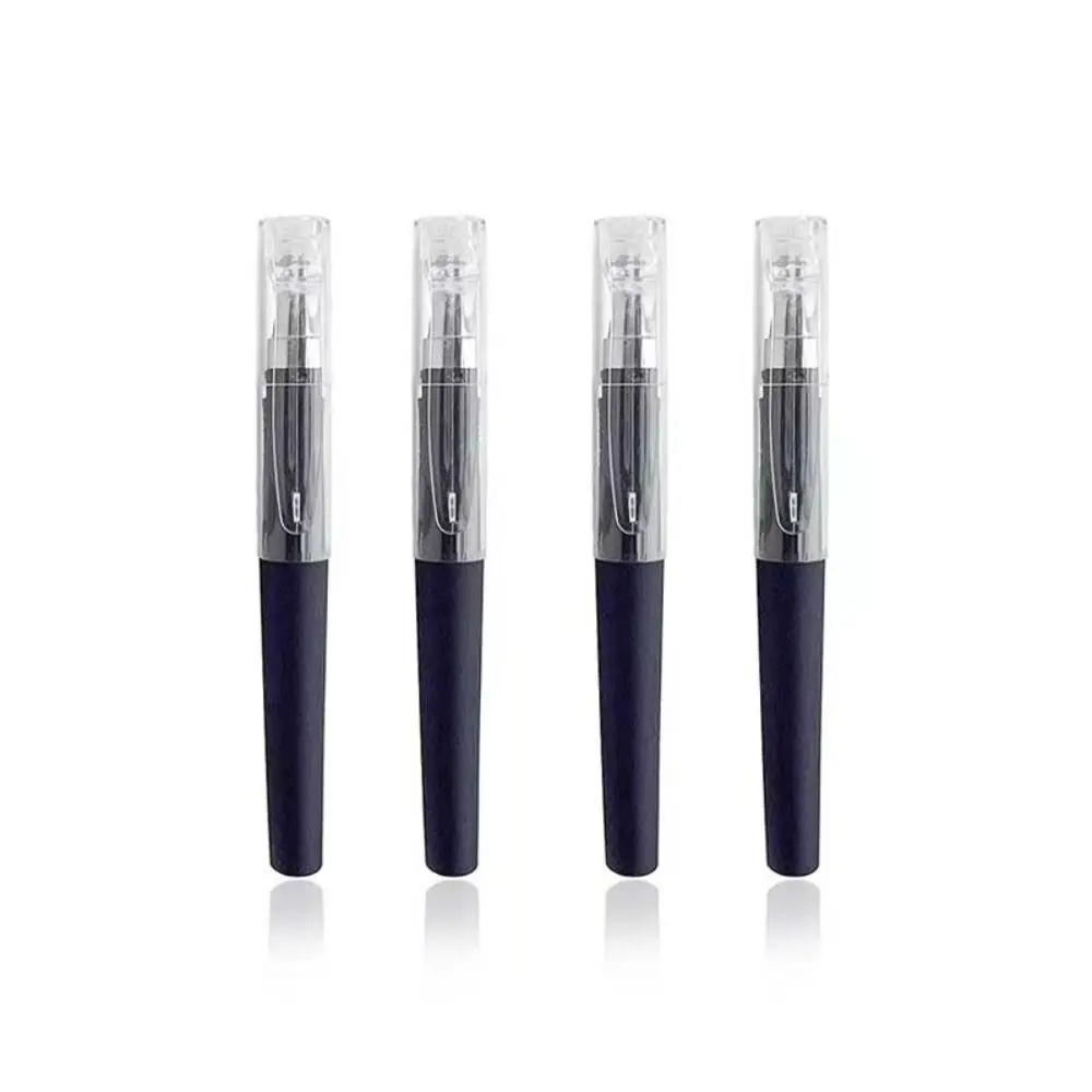 

4pcs High-grade Pocket Neutral Pen Signature Pen Plastic Simple Stationery Portable Learning Stationery Morandi Ballpoint Pen