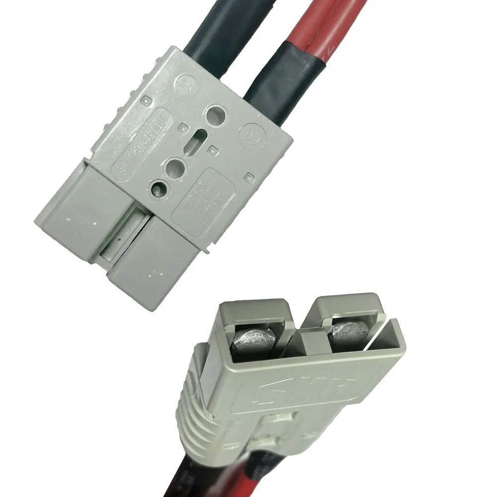 1 do 2 Splitter 600V 120A Anderson Plug złącze miedziane bateria słoneczna uprząż 7AWG 100A ładowanie silikonowy prąd o dużym napięciu kabel