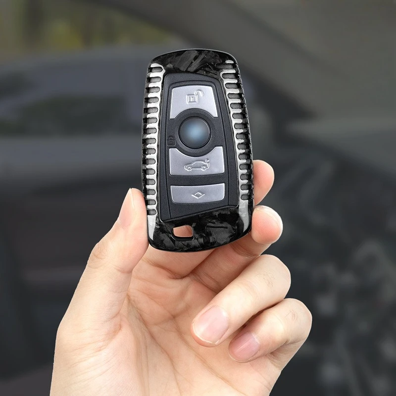 

Premium Carbon Key Cover – Precision Fit for B-M-W 1-6 Series Key Fobs, Slim & Protective