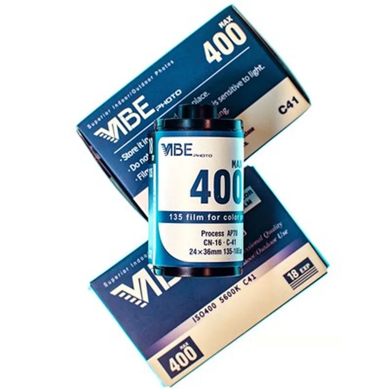 1/3/5/10 لفات VIBE Max 400 لون فيلم ISO 400 135 فيلم سلبي 18EXP/لفة لكاميرا Kodak M35/M38/H35 (تاريخ انتهاء الصلاحية: 2025)