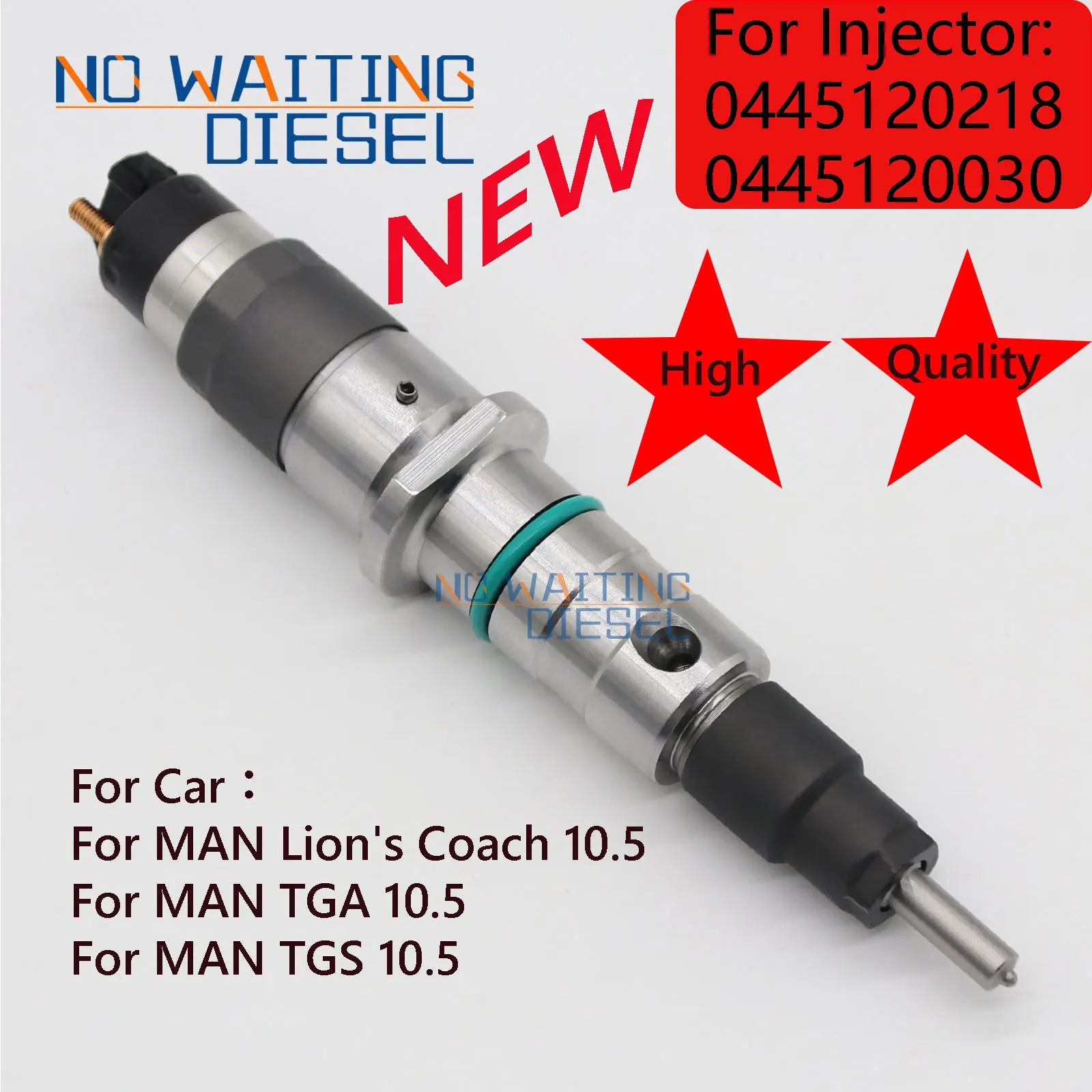 

0445120218 0445120030 Fuel Injector Assembly 0986435517 0986435579 Common Rail Fuel Injection 51101006035 For MAN TGS