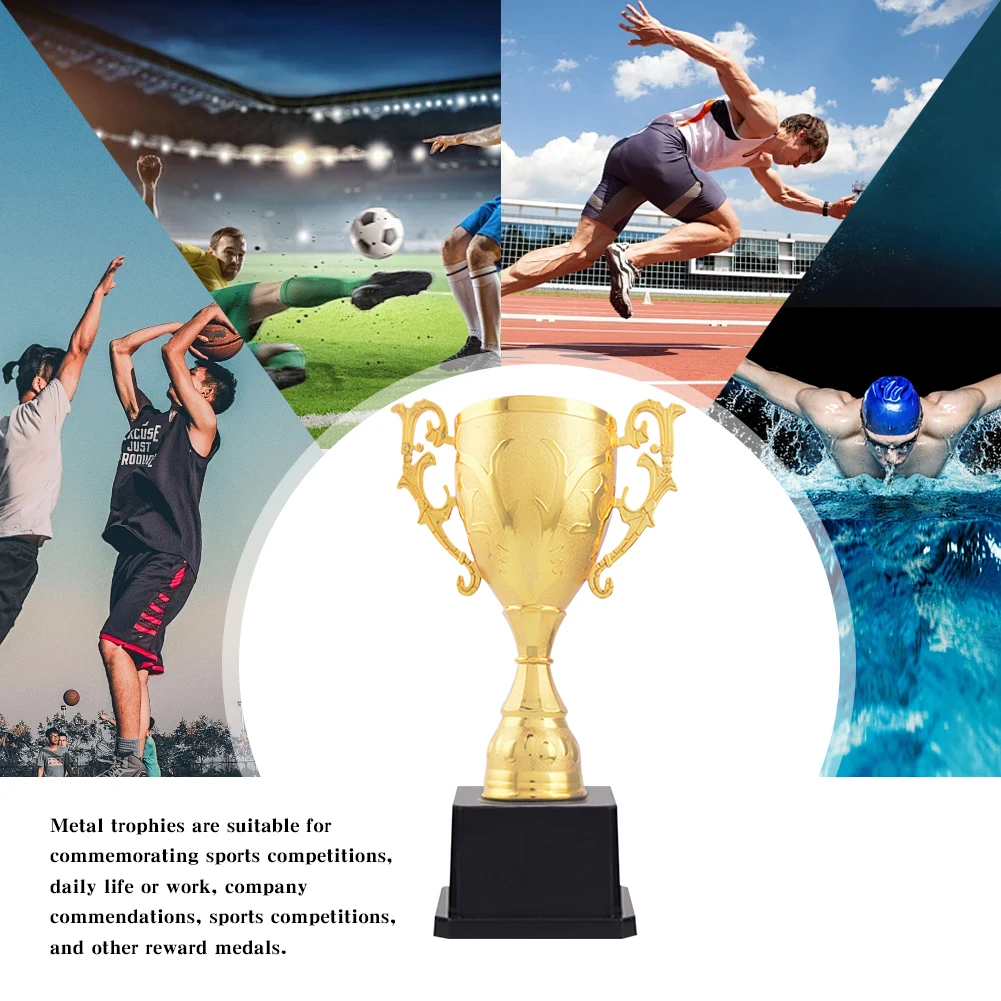 5-1PCS Personal Award Trophy with Base Trophy Cup Creative Achievement Prize Award Trophy for Soccer Sports Reward