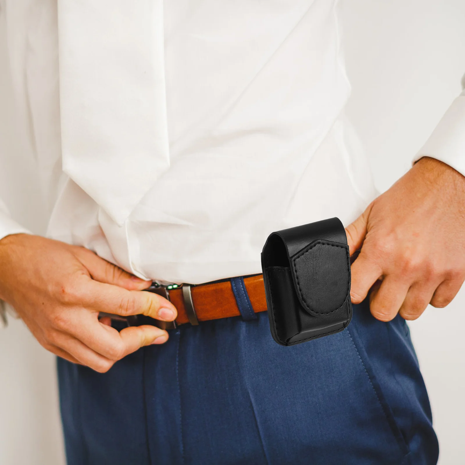 Housse de protection pour cigarettes, 2 pièces, sac Portable, ignifuge, résistant à l'usure, housse allume-cigare, cadeau pour hommes et papa