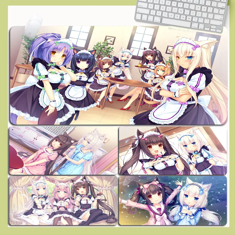 

Nekopara NekoPara Chocola Extra Large Gaming Laptop Computer Desk Mat Mouse Pad Mouse Mat Notbook Mousepad Gamer