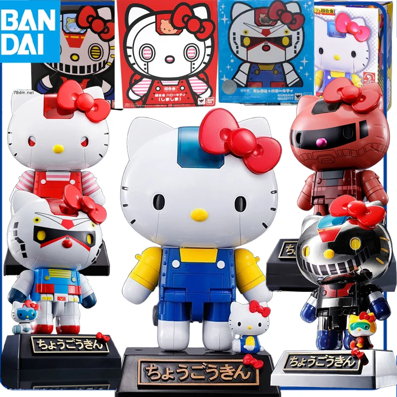 

Bandai Genuine /Original CHOGOKIN SERIES MOE HELLO KITTY (DEMON Z COLOR) Action Figure Toys For Boys /Girls /Kids /Christmas G